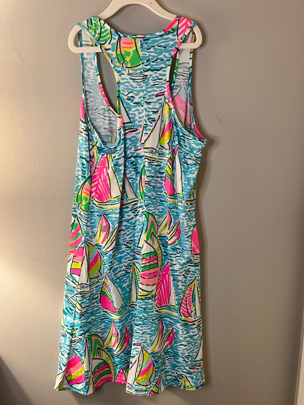 Lilly Pulitzer Melle Trapeze Tank Dress Pop Up Gotta Regatta size small - Picture 2 of 9